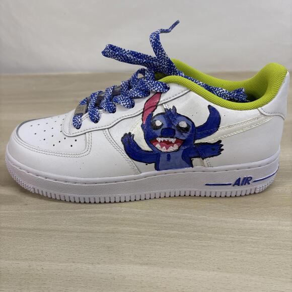 Nike Air Force 1 Custom Stitch Youth Size 5.5 - Picture 10 of 16